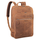 Damen vintage rucksack braun