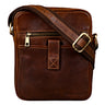 "Brent" Mała Skórzana Torba Messenger Crossbody Męska na Ramię