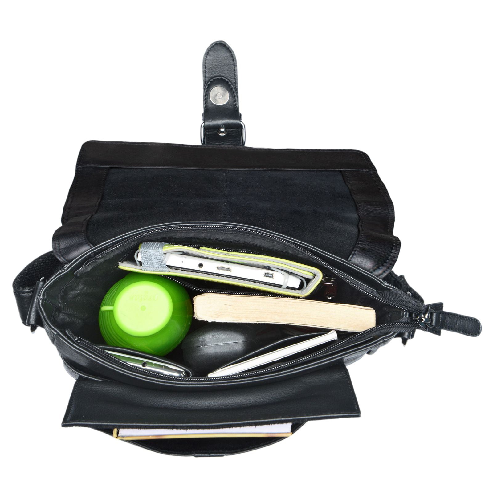 Ledertasche Herren schwarz Vintage