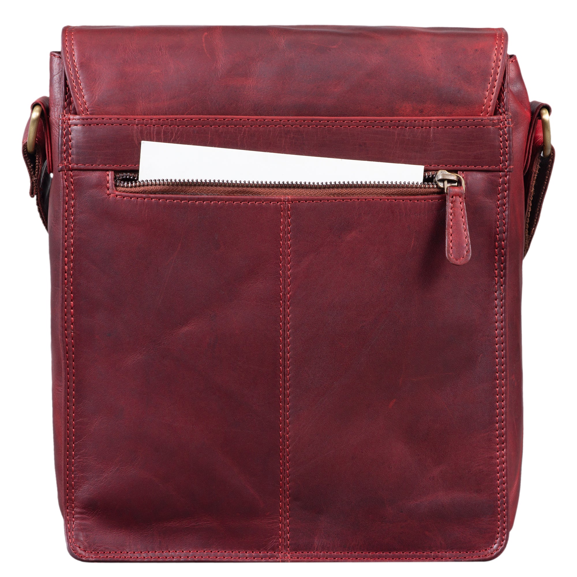schultertasche leder rot damen