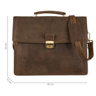 Leder Arbeitstasche Herren braun