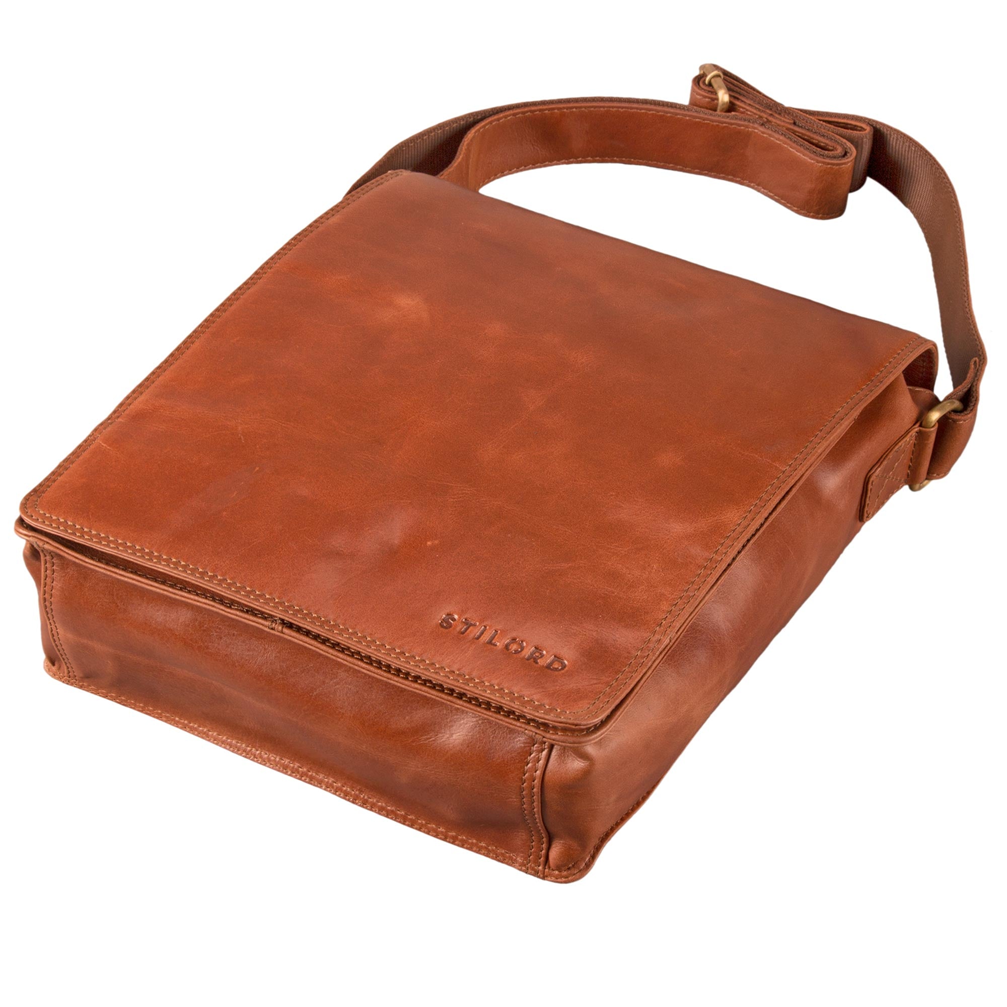 Freizeittasche Leder braun