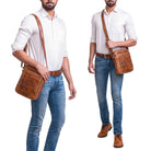 Kleine Herrentasche DIN A5 Vintage