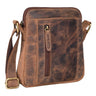 "Emerson" Mała Męska Torba Skórzana na Ramię Crossbody Torba