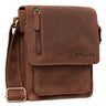"Finn" Mała Torba Męska Na Ramię Skórzana Vintage Messenger 8.4"