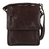 "Finn" Mała Torba Męska Na Ramię Skórzana Vintage Messenger 8.4"