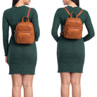 Rucksack Damen klein braun