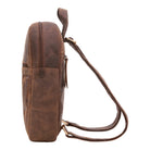 brauner lederrucksack für damen