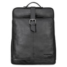 Lederrucksack klein schwarz