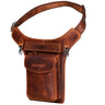 "Frankie" Skórzana Saszetka Vintage Na Pas I Pierś Crossbody Styl