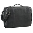 schwarze Laptoptasche aus Leder
