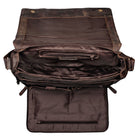 Messenger Tasche Leder dunkel braun
