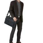 bürotasche leder schwarz