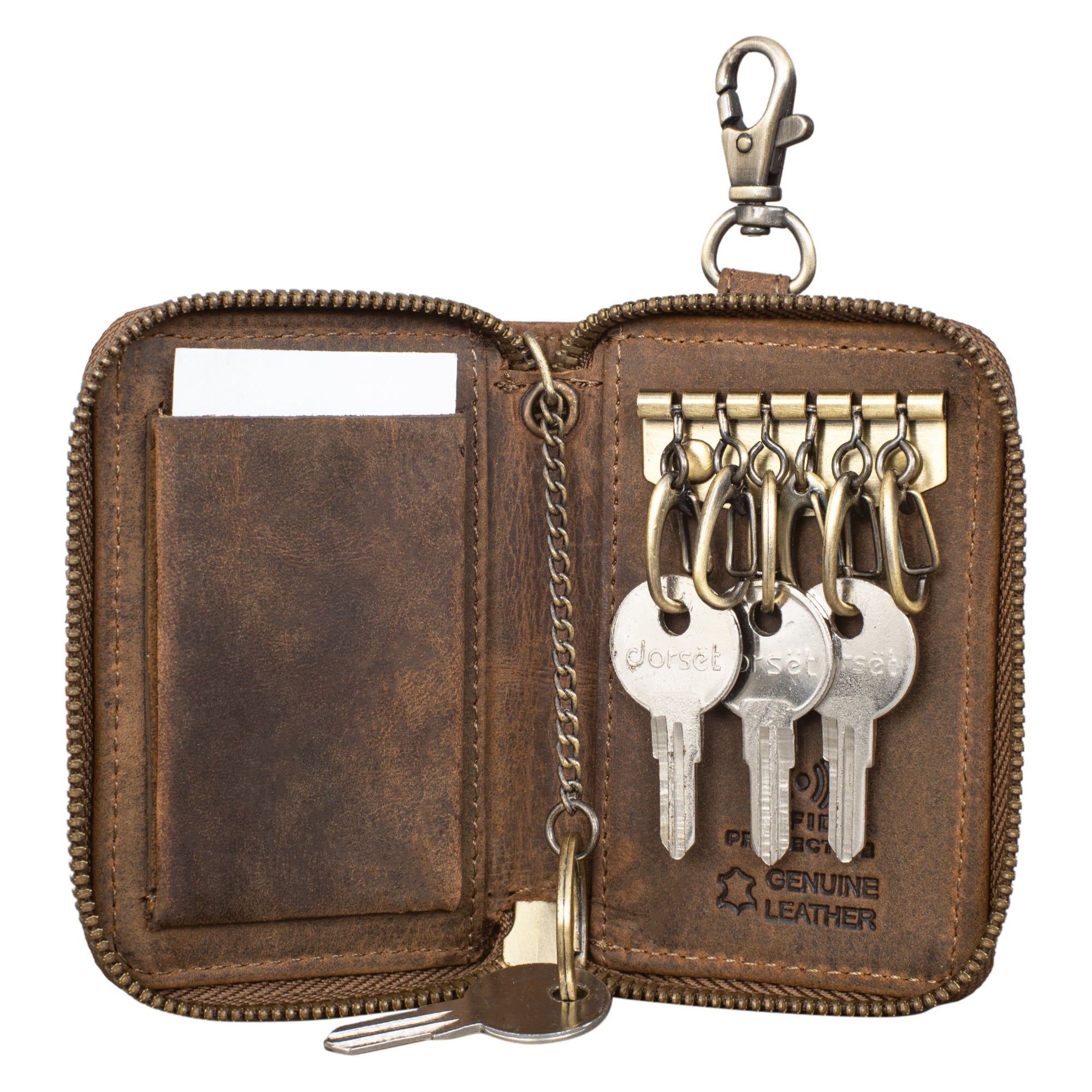 Slim Wallet Leder braun