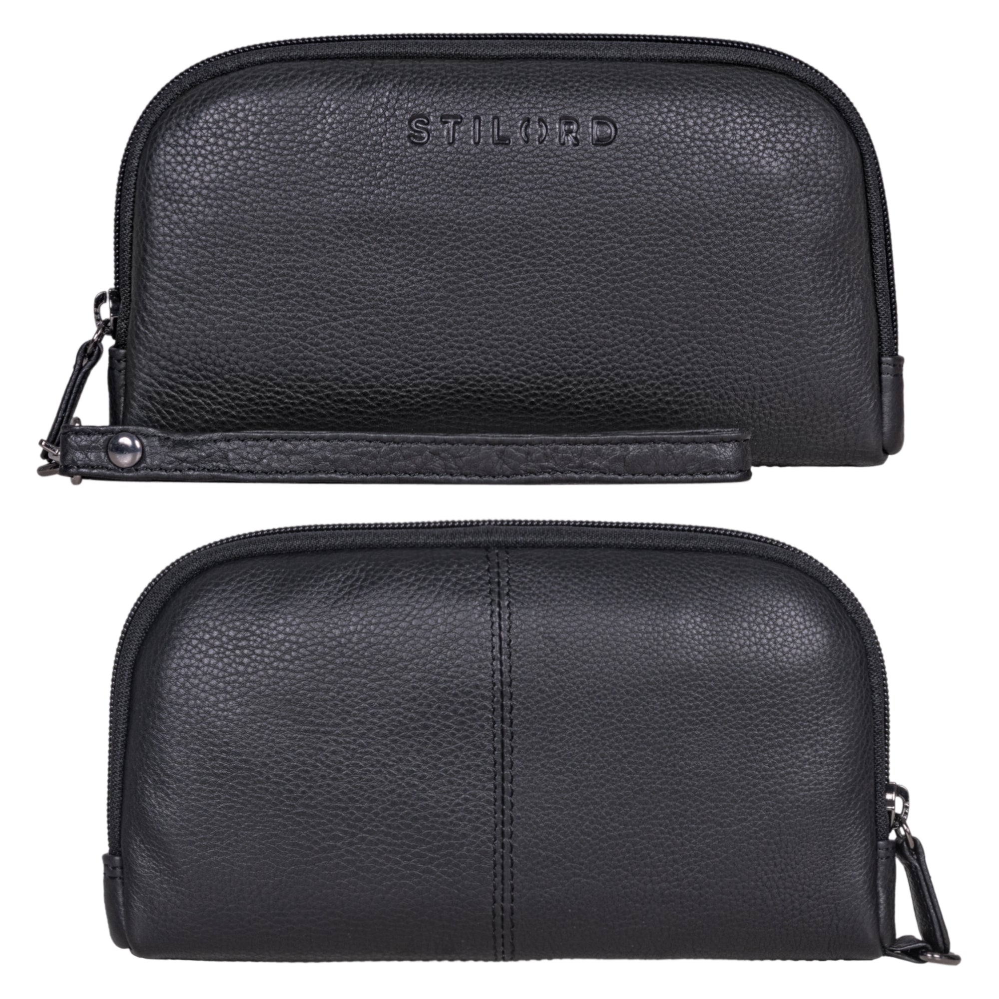 Handytasche mit Portemonnaie schwarz