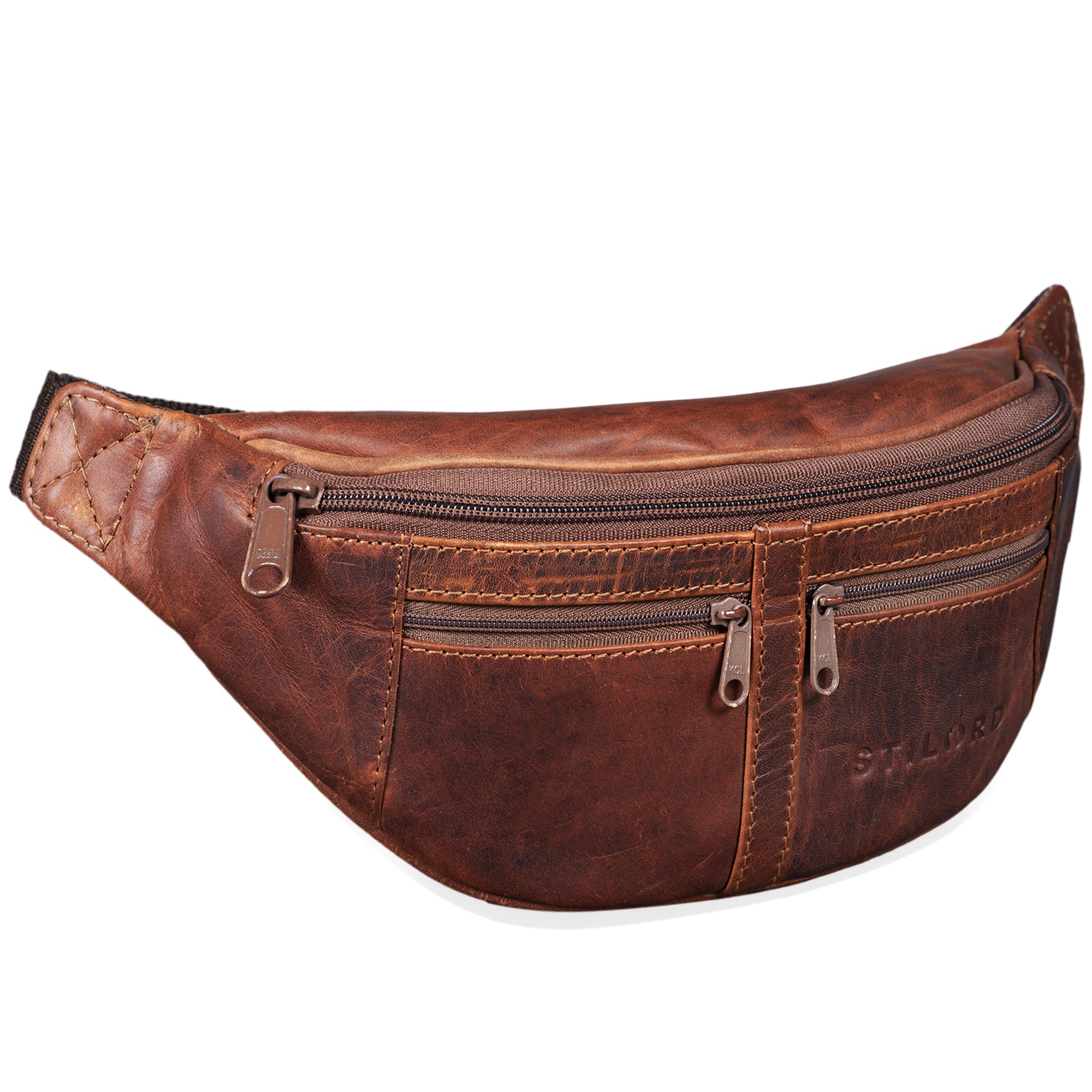 Hüfttasche Leder braun