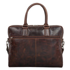 Henkeltasche groß DIN A4 echtes Leder braun