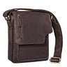 Männer Handtasche klein Leder braun