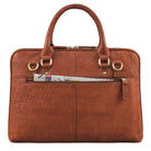 Laptop Bag aus Leder in braun
