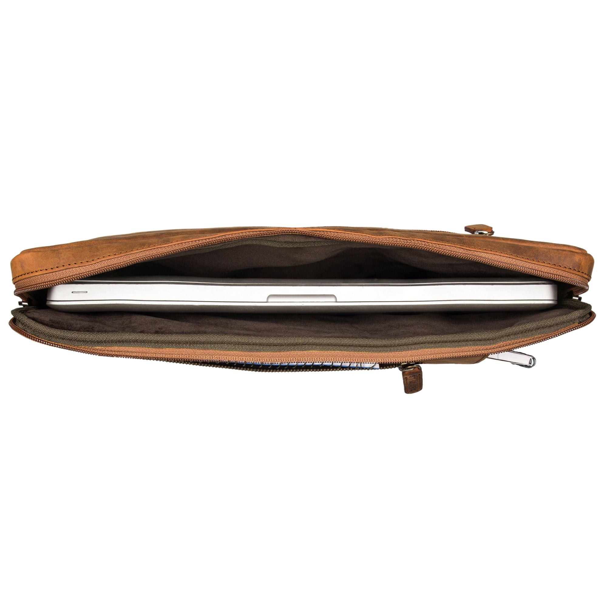 Leder Laptoptasche für 17 Zoll Laptop