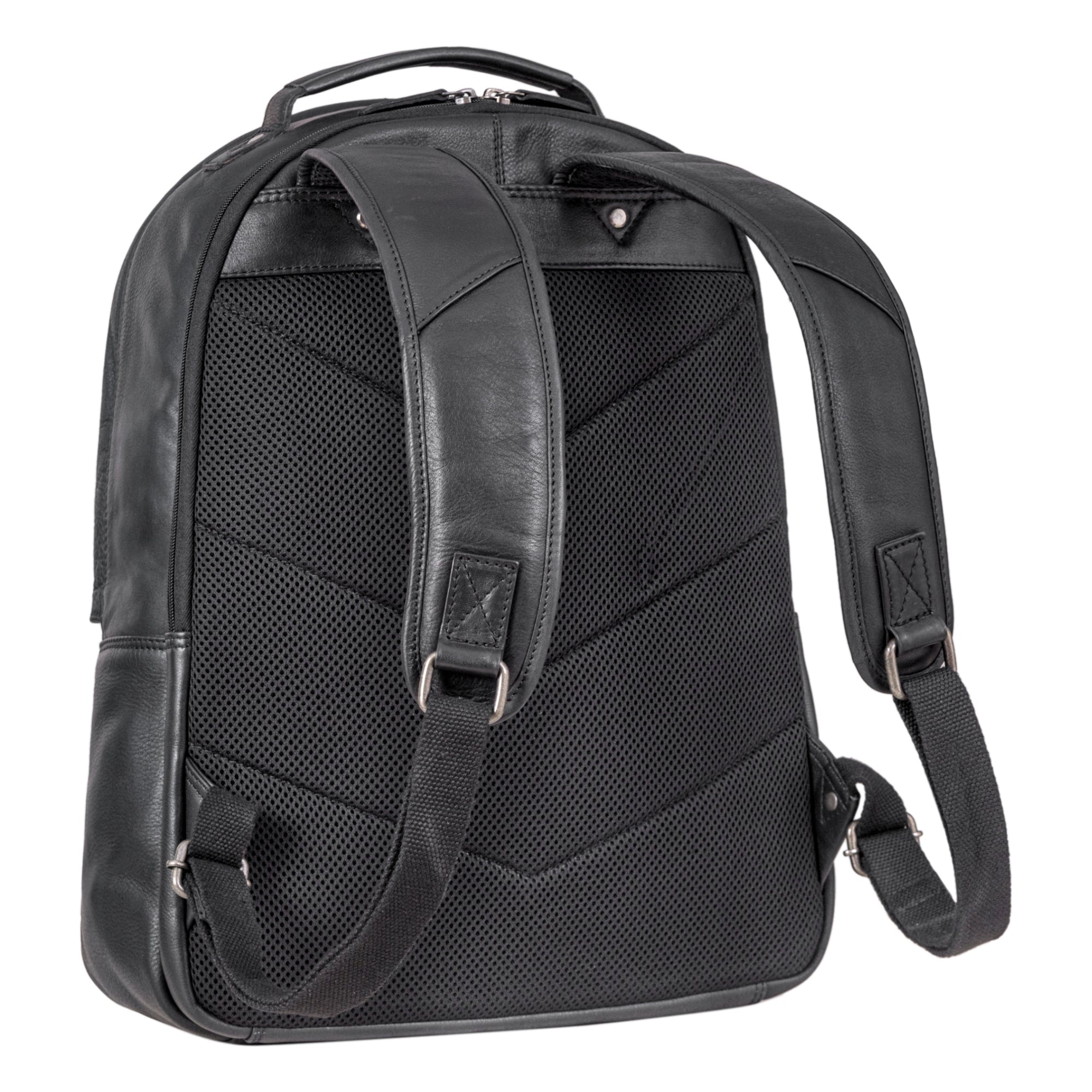 Uni Rucksack Leder schwarz