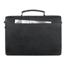 Vintage Unitasche DIN A4 schwarz