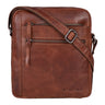 „Garcia“ Mała Torba Na Ramię Skórzana Brązowa Vintage Messenger