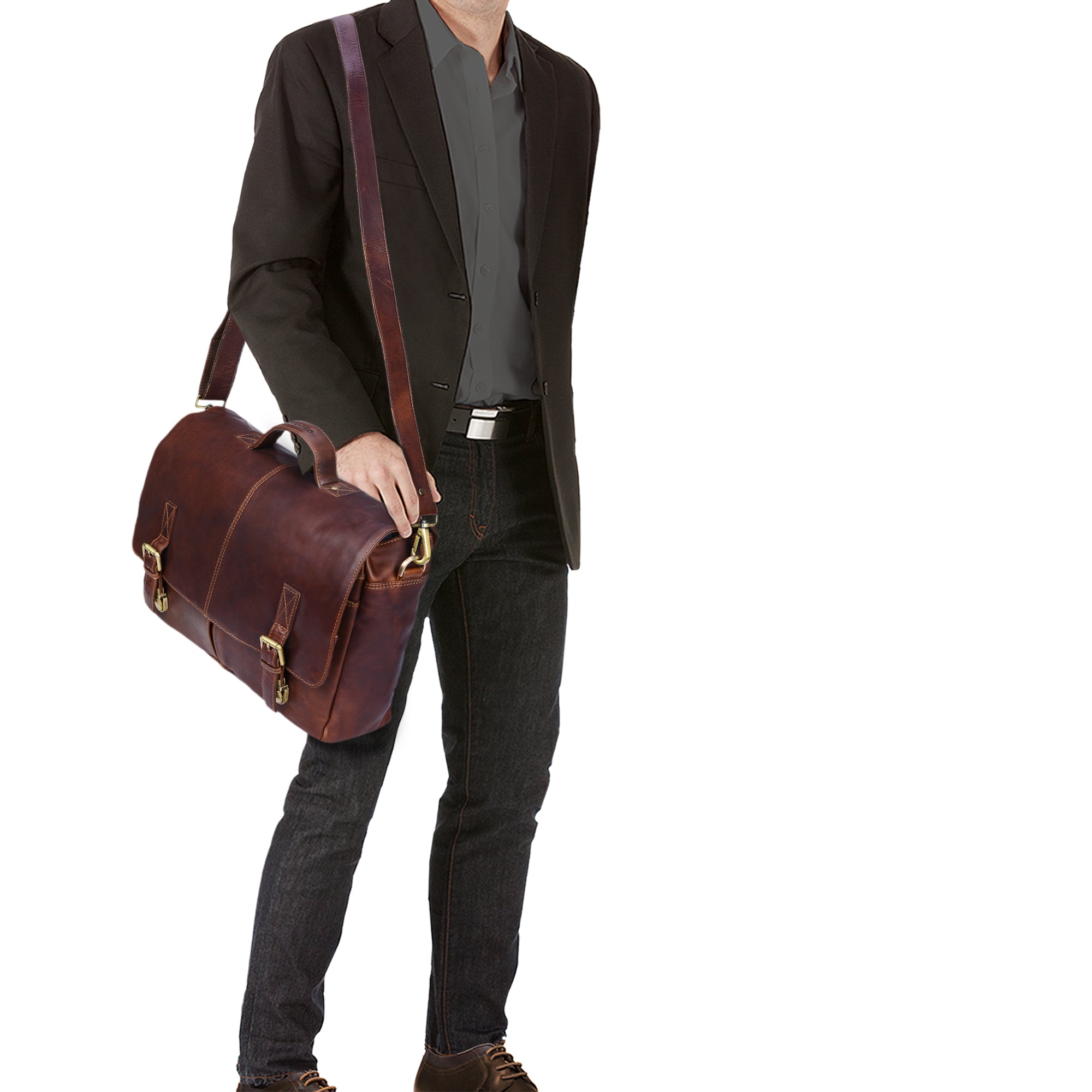 Ledertasche Umhängetasche Herren Vintage