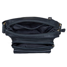Schwarze Ledertasche Umhängetasche klein