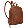 "Lia" Mini Plecak Damski Skórzany Vintage Mały Daypack