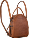 Rucksack aus leder braun