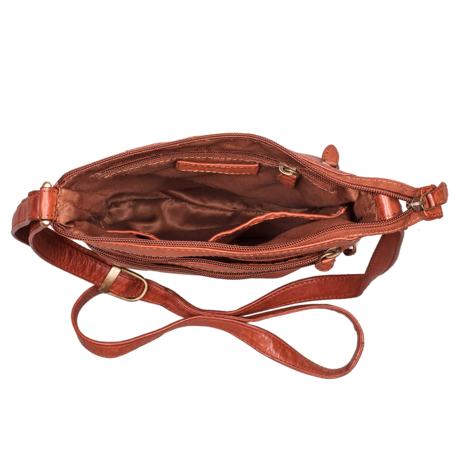 Leder Handtasche für Frauen braun