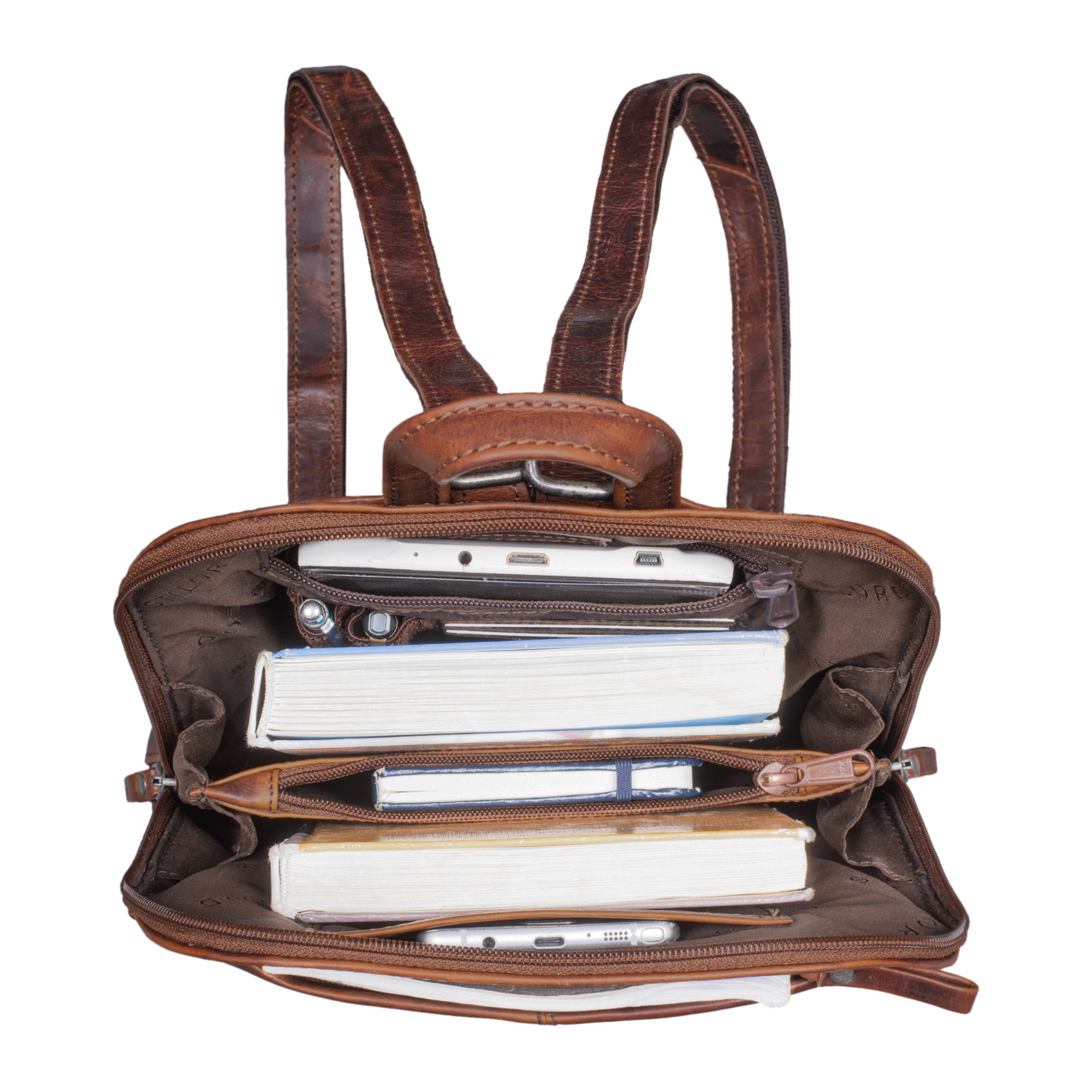 City Backpack modern Leder