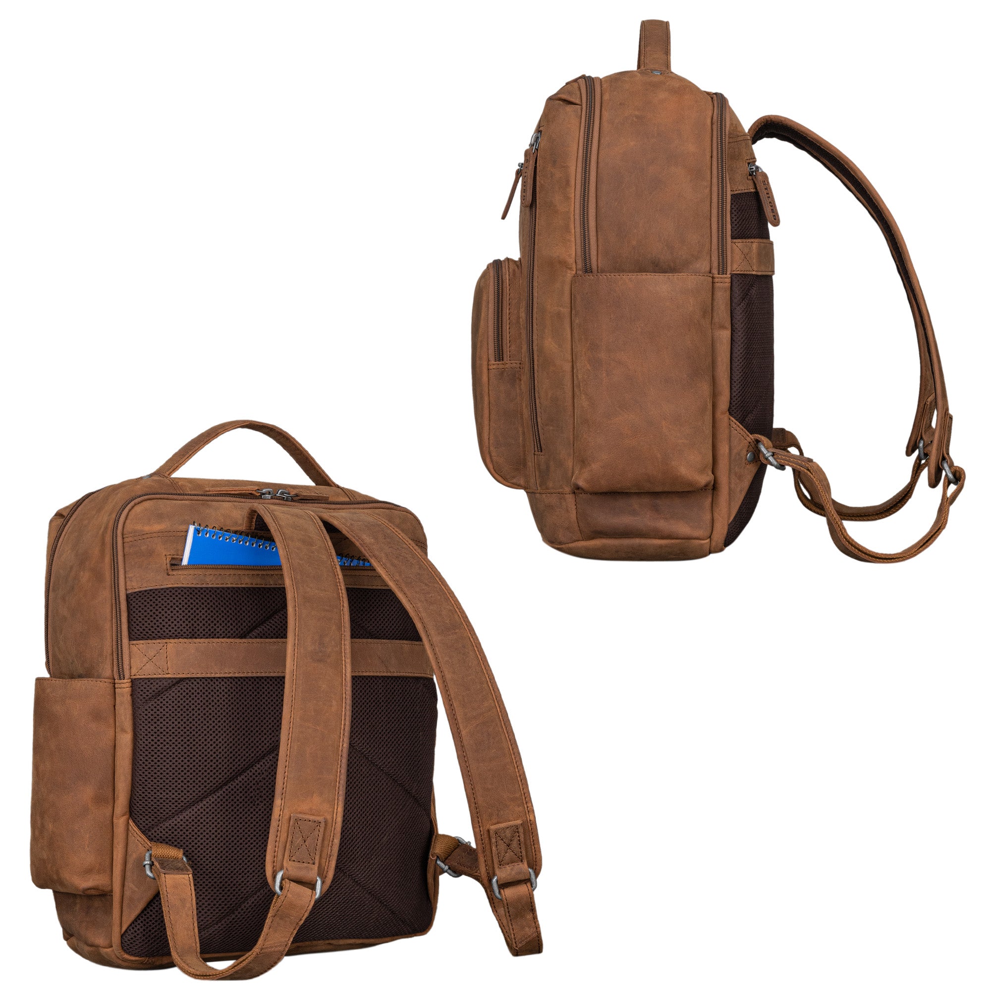 Business Rucksack Herren Leder