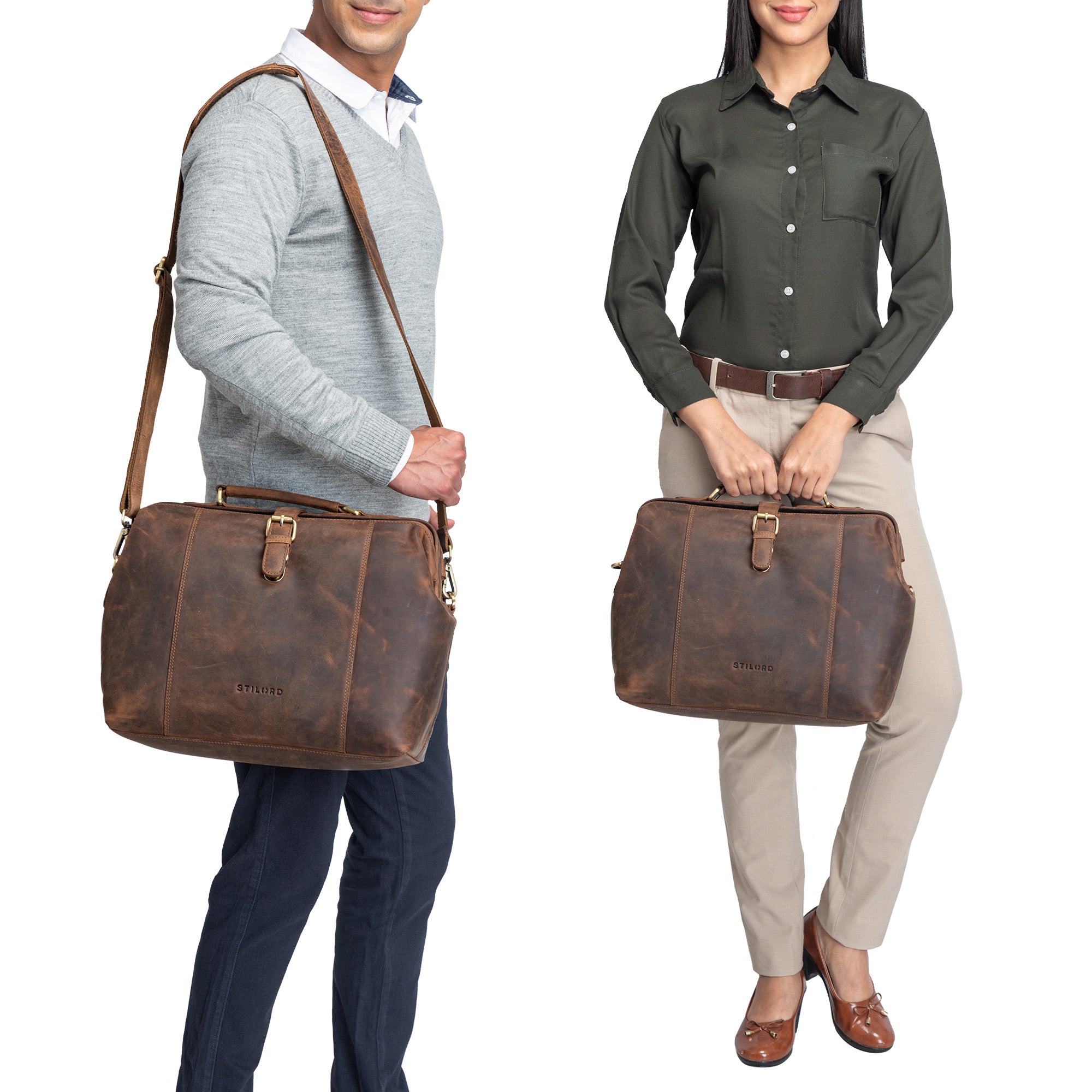 Ledertasche Arzt Herren Damen