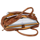 Leder Handtasche Aktentasche Vintage
