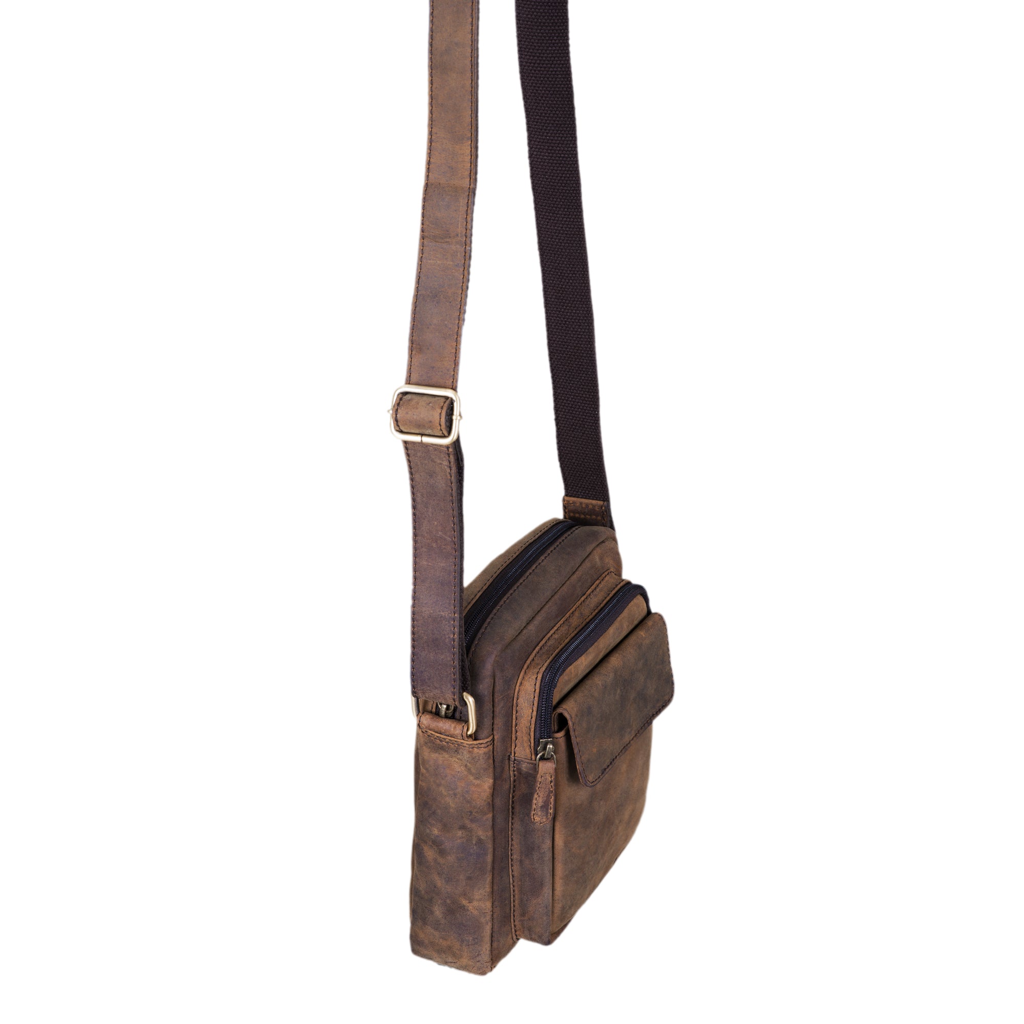 Leder Herrentasche Vintage klein