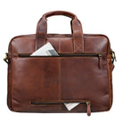 Ledertasche für Herren Damen Vintage Retro braun