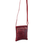 Herren Ledertasche Vintage rot