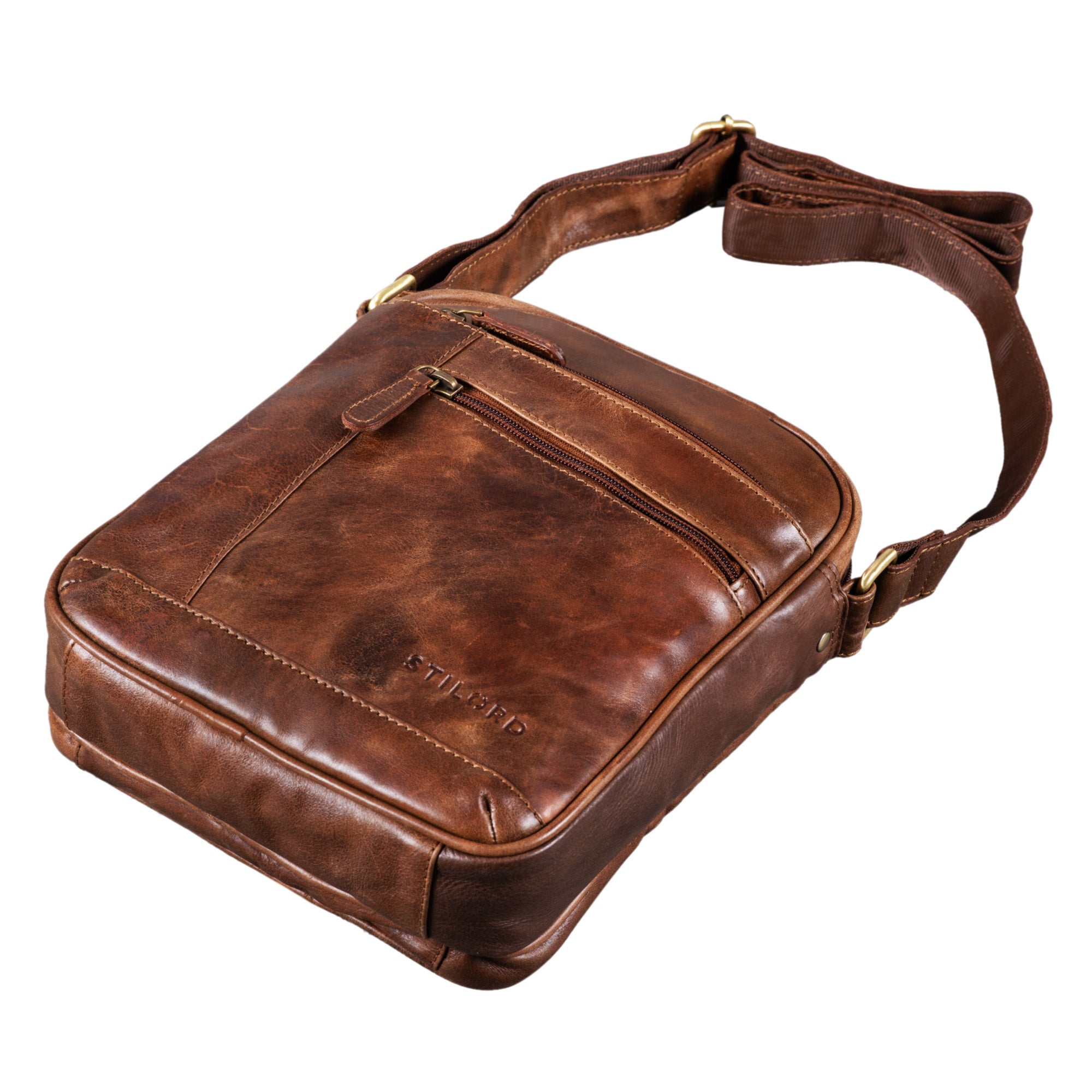 Kleine Ledertasche für Männer Vintage