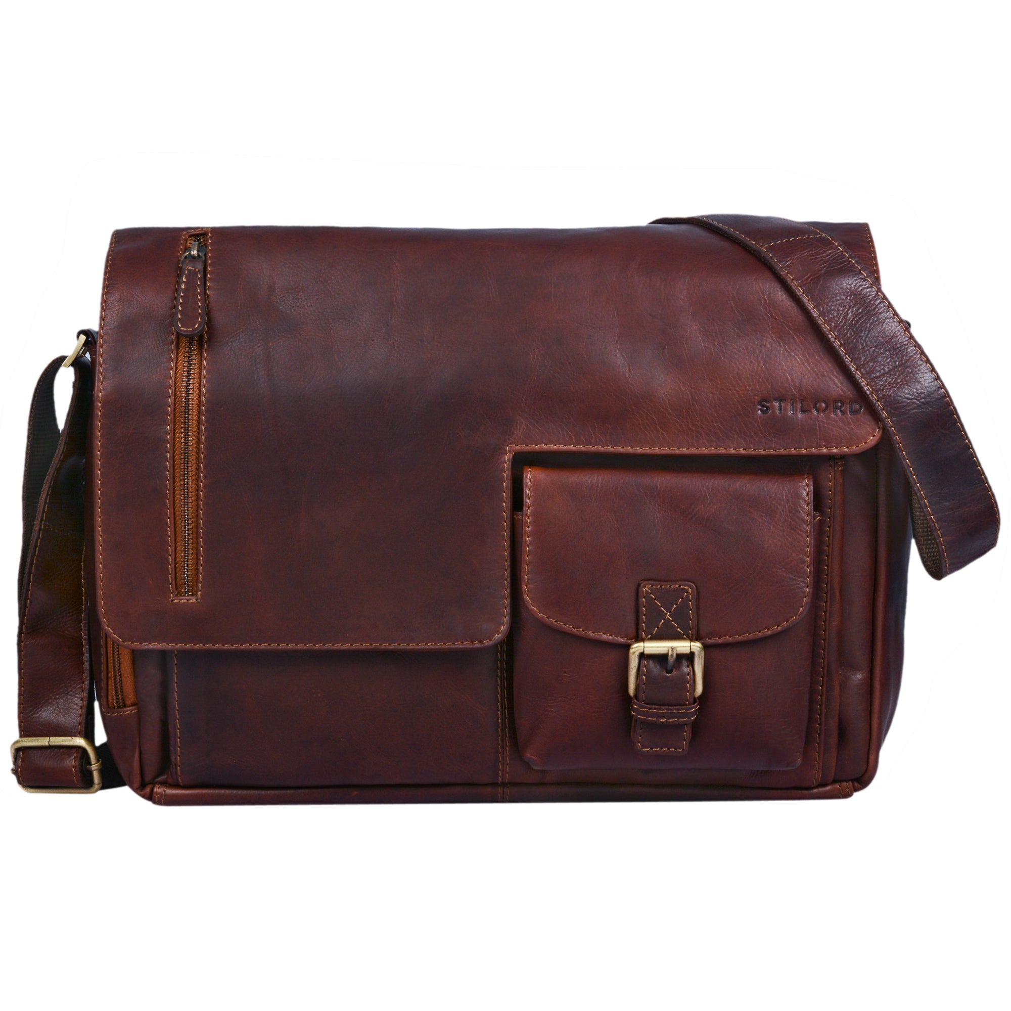 Braune Ledertasche Herren Vintage