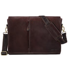 schultertasche herren leder braun