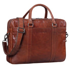 Ledertasche 15,6 Zoll Laptoptasche Büro Arbeit braun