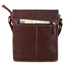 Ledertasche Schultertasche Männer Vintage braun