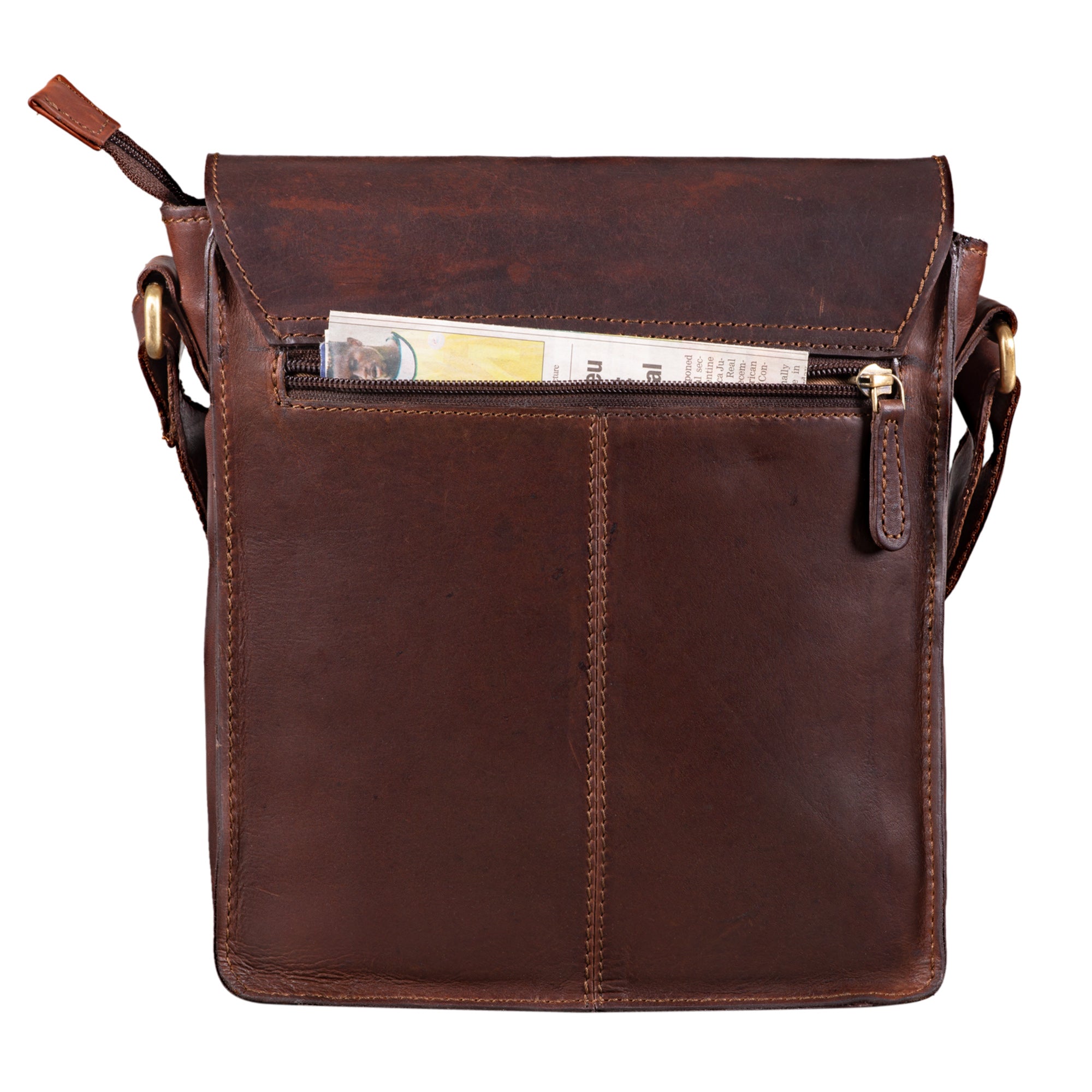 Ledertasche Schultertasche Männer Vintage braun