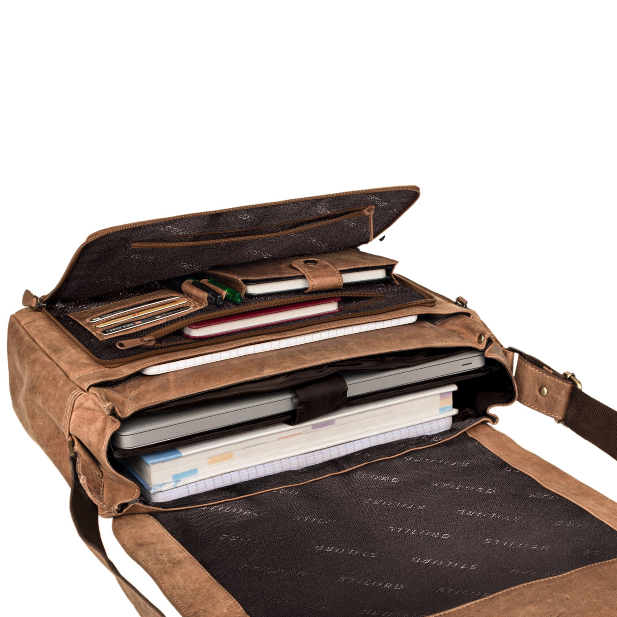 Schultertasche Leder Klassisch