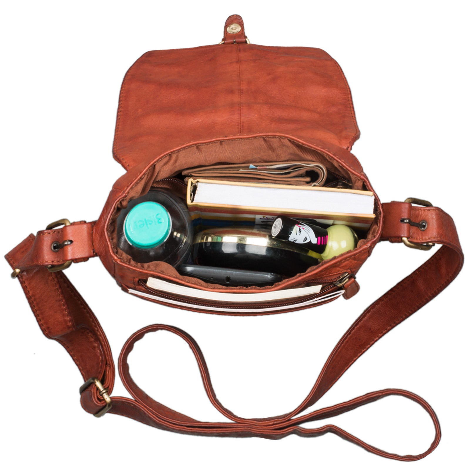 Crossover Leder Tasche klein