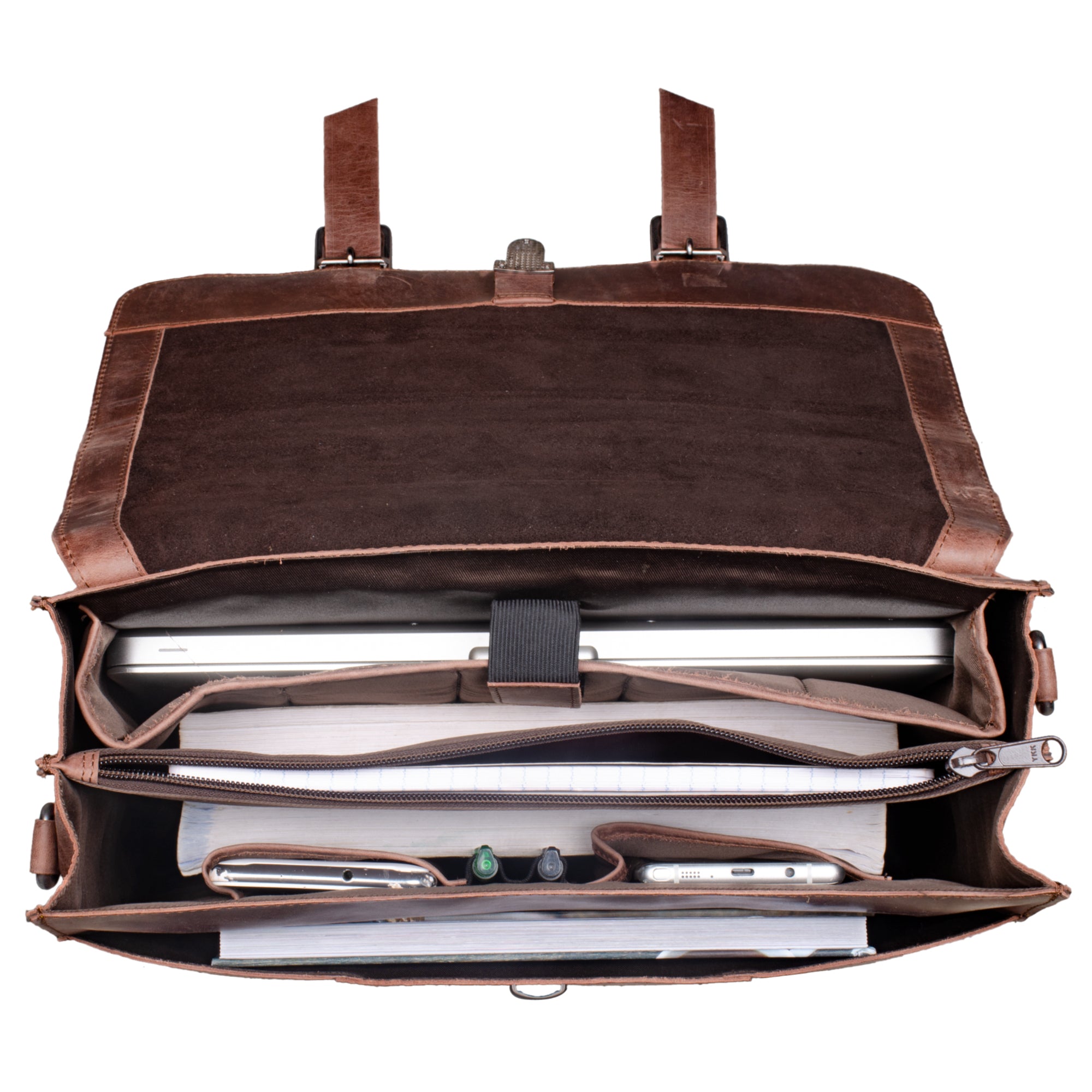 Professorentasche Rinds-Leder Univbersität fuer MacBook Tasche