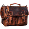 Trolleytasche Vintage Lederr