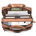 Große Aktentasche Vintage Leder